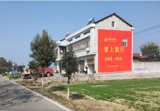 乾县墙体广告具有的独特优势