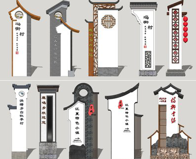 乾县美丽乡村标识标牌有哪些分类？